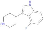4-Fluoro-3-(piperidin-4-yl)-1H-indole