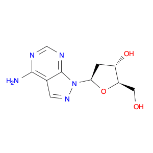 (2R,3S,5S)-5-(4-Amino-1H-pyrazolo[3,4-d]pyrimidin-1-yl)-2-(hydroxymethyl)tetrahydrofuran-3-ol