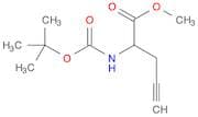 4-Pentynoic acid, 2-[[(1,1-dimethylethoxy)carbonyl]amino]-, methyl ester