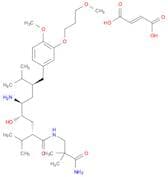 (2E)-but-2-enedioic acid; bis((2S,4S,5S,7S)-5-amino-N-(2-carbamoyl-2,2-dimethylethyl)-4-hydroxy-7-…