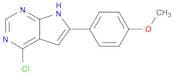 4-Chloro-6-(4-methoxyphenyl)-7H-pyrrolo[2,3-d]pyrimidine