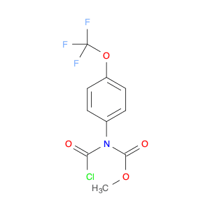 N-(methoxycarbonyl)-N-[4-(trifluoromethoxy)phenyl]carbamoyl chloride