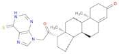 Pregn-4-ene-3,20-dione, 21-(1,6-dihydro-6-thioxo-9H-purin-9-yl)-