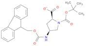 (2S,4S)-4-((((9H-fluoren-9-yl)methoxy)carbonyl)amino)-1-(tert-butoxycarbonyl)pyrrolidine-2-carboxy…