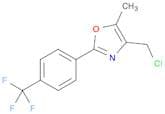 2-(4-TRIFLUOROMETHYLPHENYL)-4-CHLOROMETHYL-5-METHYLOXAZOLE