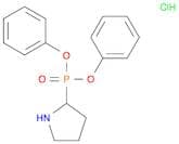 Phosphonic acid, P-2-pyrrolidinyl-, diphenyl ester, hydrochloride (1:1)