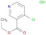 3-​Pyridinecarboxylic acid, 4-​chloro-​, ethyl ester, hydrochloride (1:1)