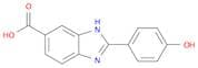 1H-Benzimidazole-6-carboxylic acid, 2-(4-hydroxyphenyl)-