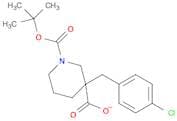 1-[(tert-Butyl)oxycarbonyl]-3-(4-chlorobenzyl)piperidine-3-carboxylic acid