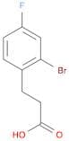 Benzenepropanoic acid, 2-bromo-4-fluoro-