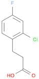 Benzenepropanoic acid, 2-chloro-4-fluoro-