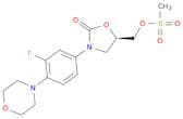 2-OXAZOLIDINONE, 3-[3-FLUORO-4-(4-MORPHOLINYL)PHENYL]-5-[[(METHYLSULFONYL)OXY]METHYL]-, (5R)-