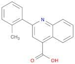 4-Quinolinecarboxylic acid, 2-(2-methylphenyl)-