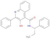 4-Quinolinecarboxamide, 3-hydroxy-2-phenyl-N-[(1S)-1-phenylpropyl]-