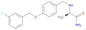 Propanamide, 2-[[[4-[(3-fluorophenyl)methoxy]phenyl]methyl]amino]-, (2R)-