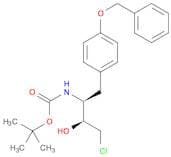 Carbamic acid, N-[(1S,2S)-3-chloro-2-hydroxy-1-[[4-(phenylmethoxy)phenyl]methyl]propyl]-, 1,1-dime…