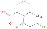 1-(3-Mercaptopropanoyl)-6-methylpiperidine-2-carboxylic acid