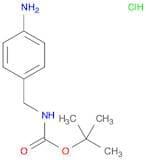 Carbamic acid, N-[(4-aminophenyl)methyl]-, 1,1-dimethylethyl ester, hydrochloride (1:1)