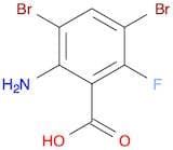 2-Amino-3,5-dibromo-6-fluorobenzoic acid
