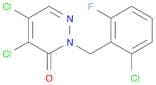 2-(2-Chloro-6-fluorobenzyl)-4,5-dichloro-pyridazine-3-(2H)-one