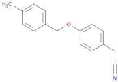 2-(4-((4-Methylbenzyl)oxy)phenyl)acetonitrile