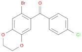 Methanone, (7-bromo-2,3-dihydro-1,4-benzodioxin-6-yl)(4-chlorophenyl)-