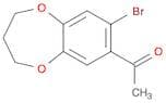 1-(8-bromo-3,4-dihydro-2H-1,5-benzodioxepin-7-yl)ethan-1-one
