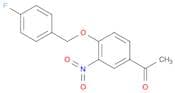 Ethanone, 1-[4-[(4-fluorophenyl)methoxy]-3-nitrophenyl]-