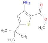 2-Thiophenecarboxylic acid, 3-amino-5-(1,1-dimethylethyl)-, methyl ester