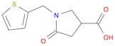 3-Pyrrolidinecarboxylic acid, 5-oxo-1-(2-thienylmethyl)-