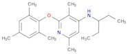 4-Pyridinamine, N-(1-ethylpropyl)-3,6-dimethyl-2-(2,4,6-trimethylphenoxy)-