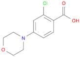 2-Chloro-4-(4-morpholinyl)benzoic acid

