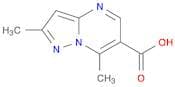 2,7-Dimethylpyrazolo[1,5-a]pyrimidine-6-carboxylic acid