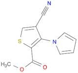 2-Thiophenecarboxylic acid, 4-cyano-3-(1H-pyrrol-1-yl)-, methyl ester