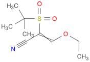 2-(tert-Butylsulfonyl)-3-ethoxyacrylonitrile