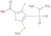 3-Iodo-4-(isopropylsulfonyl)-5-(methylthio)thiophene-2-carboxylic acid
