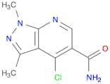 1H-Pyrazolo[3,4-b]pyridine-5-carboxamide, 4-chloro-1,3-dimethyl-
