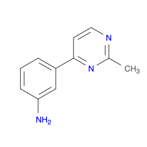 4-(3-Aminophenyl)-2-methylpyrimidine