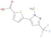 5-(1-Methyl-3-(trifluoromethyl)-1H-pyrazol-5-yl)thiophene-2-carboxylic acid