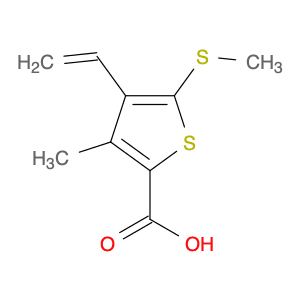 2-Thiophenecarboxylic acid, 4-ethenyl-3-methyl-5-(methylthio)-
