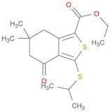 Ethyl 3-(isopropylthio)-6,6-dimethyl-4-oxo-4,5,6,7-tetrahydrobenzo[c]thiophene-1-carboxylate