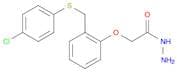 2-(2-(((4-Chlorophenyl)thio)methyl)phenoxy)acetohydrazide