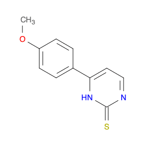 2(1H)-Pyrimidinethione, 6-(4-methoxyphenyl)-