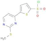5-[2-(Methylthio)pyrimidin-4-yl]thiophene-2-sulfonyl chloride