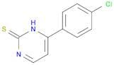 2(1H)-Pyrimidinethione, 4-(4-chlorophenyl)-