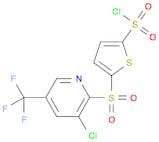 2-Thiophenesulfonyl chloride, 5-[[3-chloro-5-(trifluoromethyl)-2-pyridinyl]sulfonyl]-