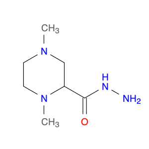 2-Piperazinecarboxylic acid, 1,4-dimethyl-, hydrazide