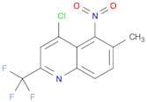 4-Chloro-6-methyl-5-nitro-2-(trifluoromethyl)quinoline