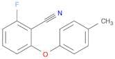 2-Fluoro-6-(4-methylphenoxy)benzonitrile