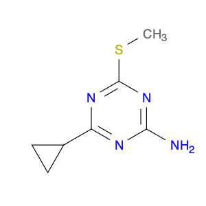 4-Cyclopropyl-6-(methylthio)-1,3,5-triazin-2-amine